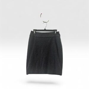 Halogen Tweed Charcoal Pencil Skirt